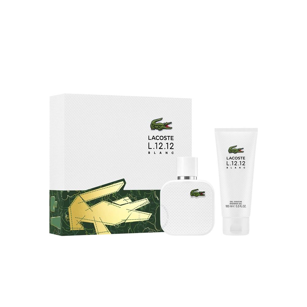 Lacoste L1212 Blanc Eau de Toilette Gift Set - Medaid