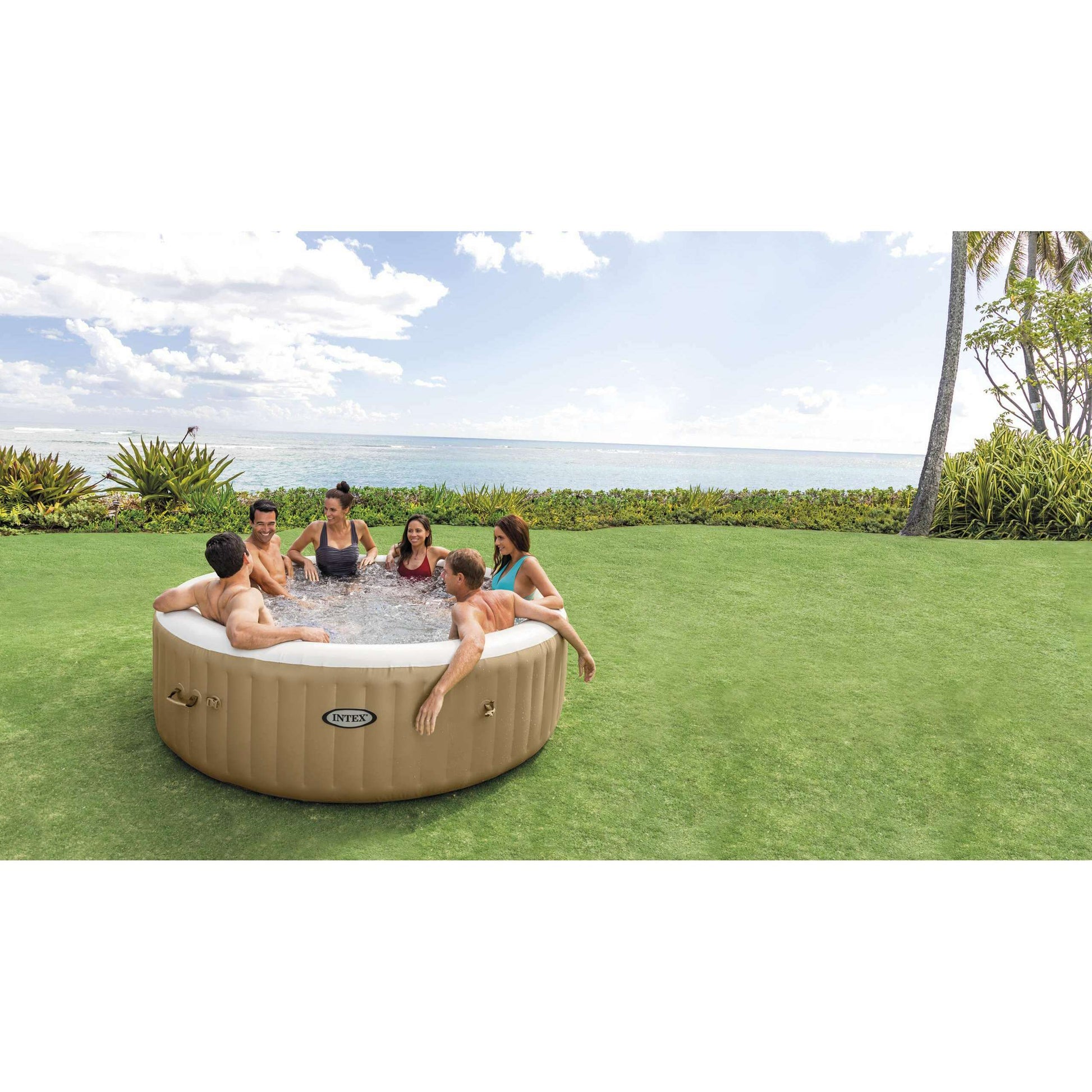 Purespa Bubble Massage 216X71Cm Round 6Pers - Medaid International