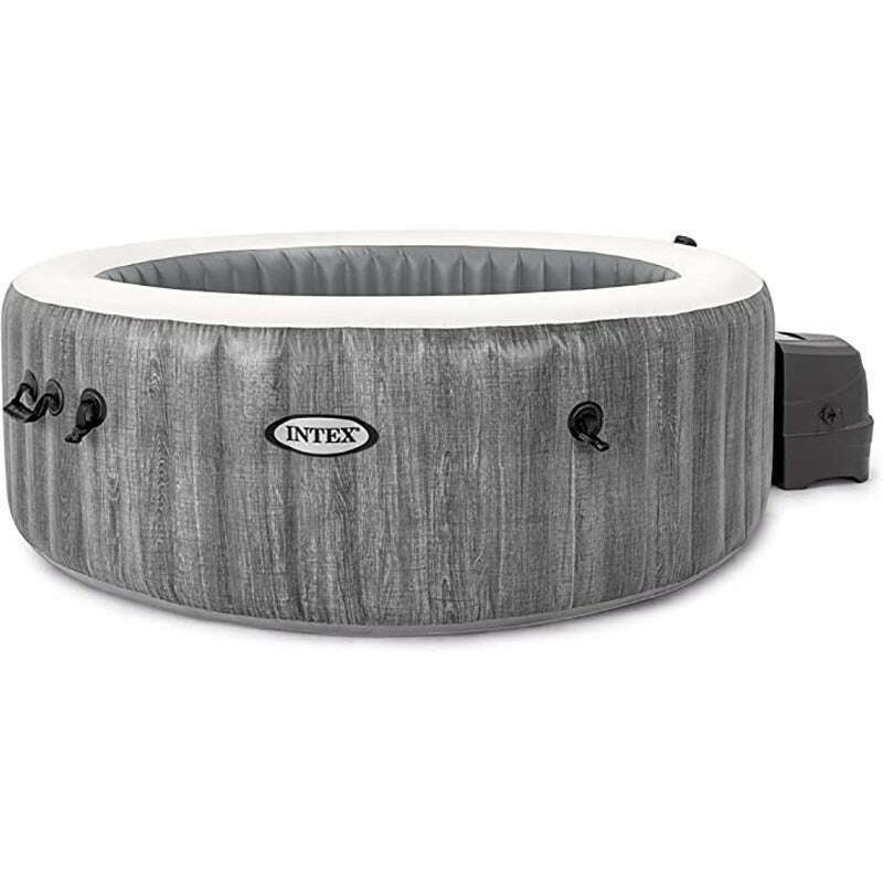 Purespa Bubble Greywood Deluxe 196*71Cm Round 4Pers - Medaid International