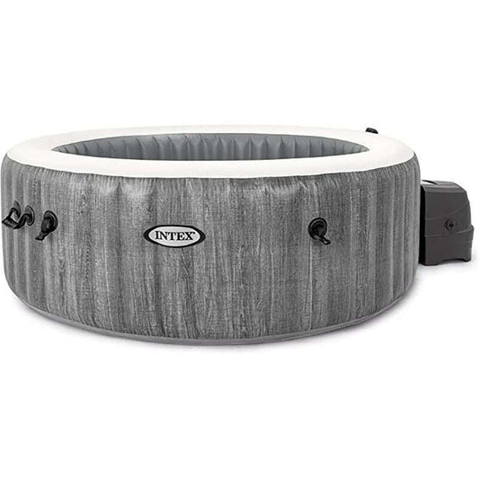 Purespa Bubble Greywood Deluxe 196*71Cm Round 4Pers - Medaid International