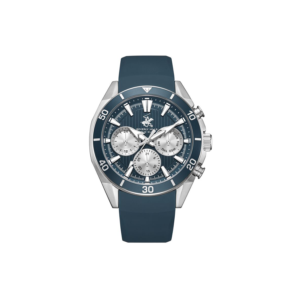 Beverly Hills Blue Silicone Watch For Him BP3730X.366 - Medaid International