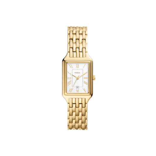 Fossil Raquel Three-Hand Date Gold-Tone Stainless Steel Watch - Medaid International