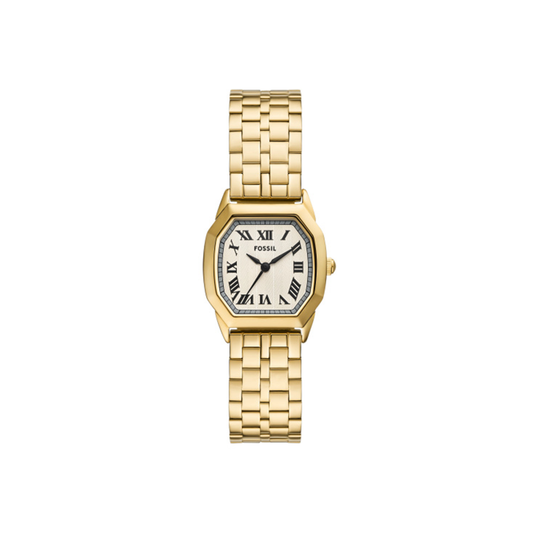 Fossil Harlow Three-Hand Gold-Tone Stainless Steel Watch - Medaid International