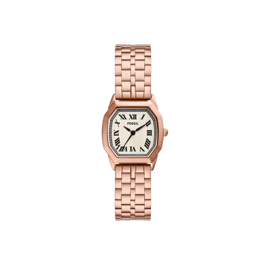 Fossil Harlow Three-Hand Rose Gold-Tone Stainless Steel Watch - Medaid International