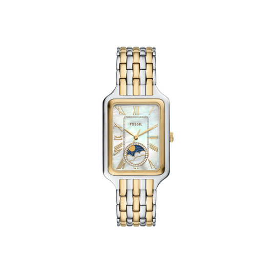 Fossil Raquel Sun Moon Multifunction Two-Tone Stainless Steel Watch - Medaid International