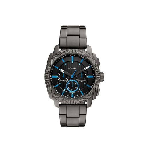 Fossil Machine Chronograph Smoke Stainless Steel Watch - Medaid International
