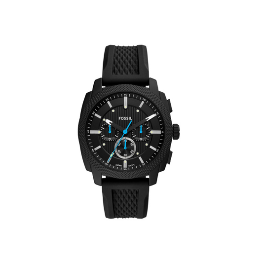 Fossil Machine Chronograph Black Silicone Watch - Medaid International