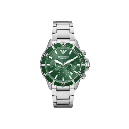 Emporio Armani World Explorer Green Watch - Medaid