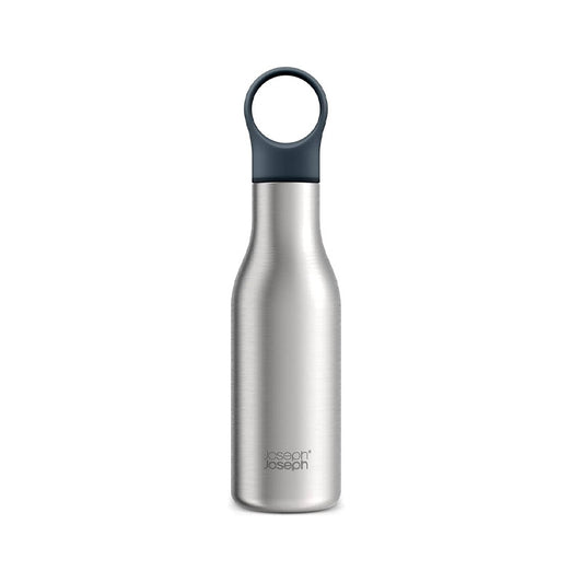 Joseph Joseph Loop™ 500ml Stainless-steel Vacuum Insulated Water Bottle Stainless steel - Medaid International