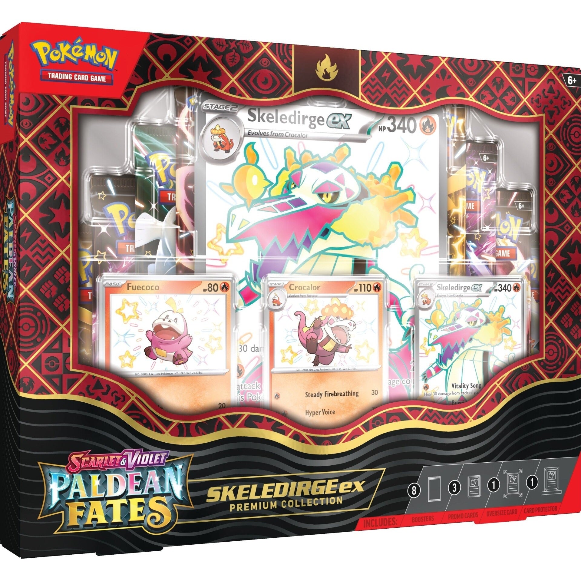 Pokemon TCG: PALDEAN FATES SV4.5 Premium Collection (1 Box) - Medaid International
