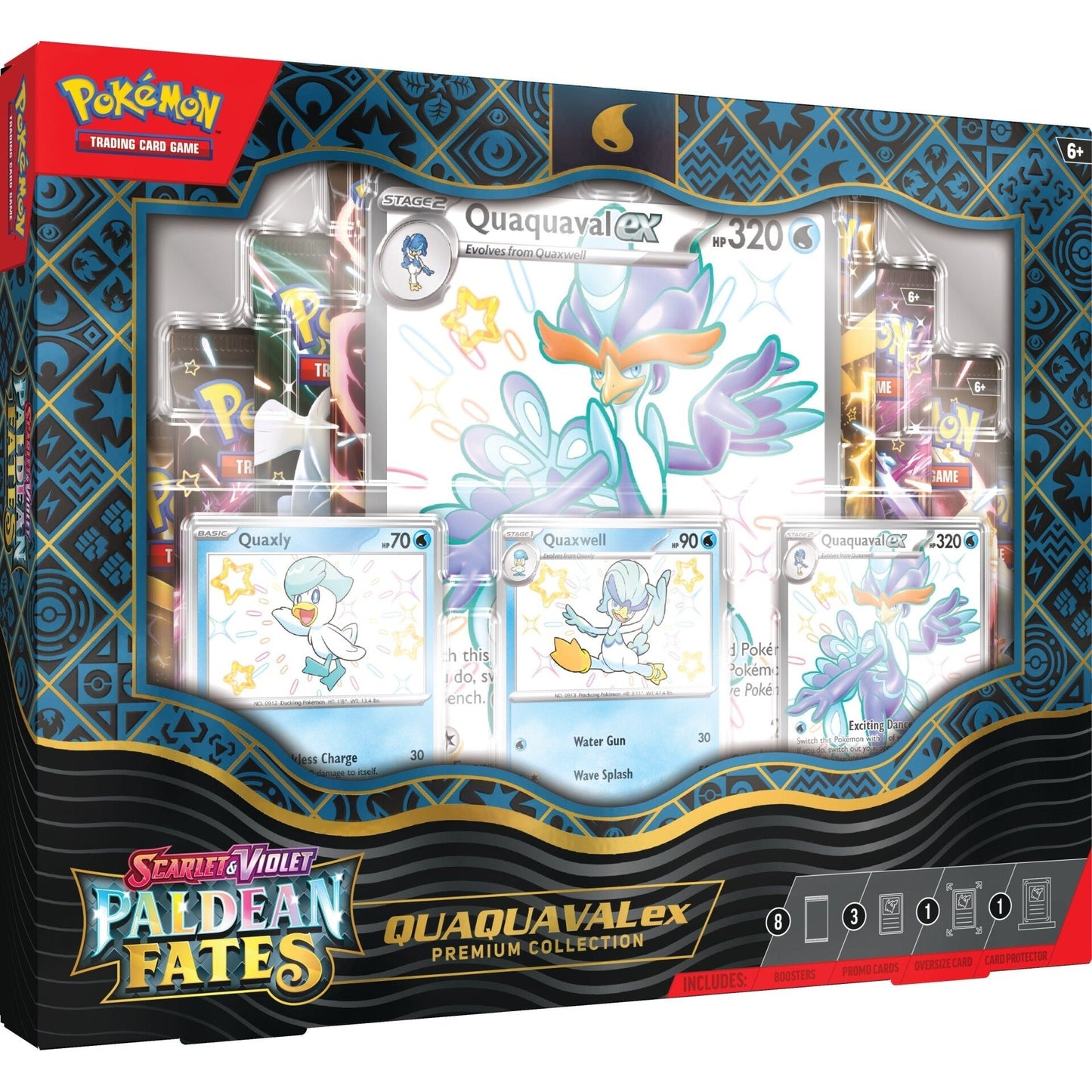 Pokemon TCG: PALDEAN FATES SV4.5 Premium Collection (1 Box) - Medaid International