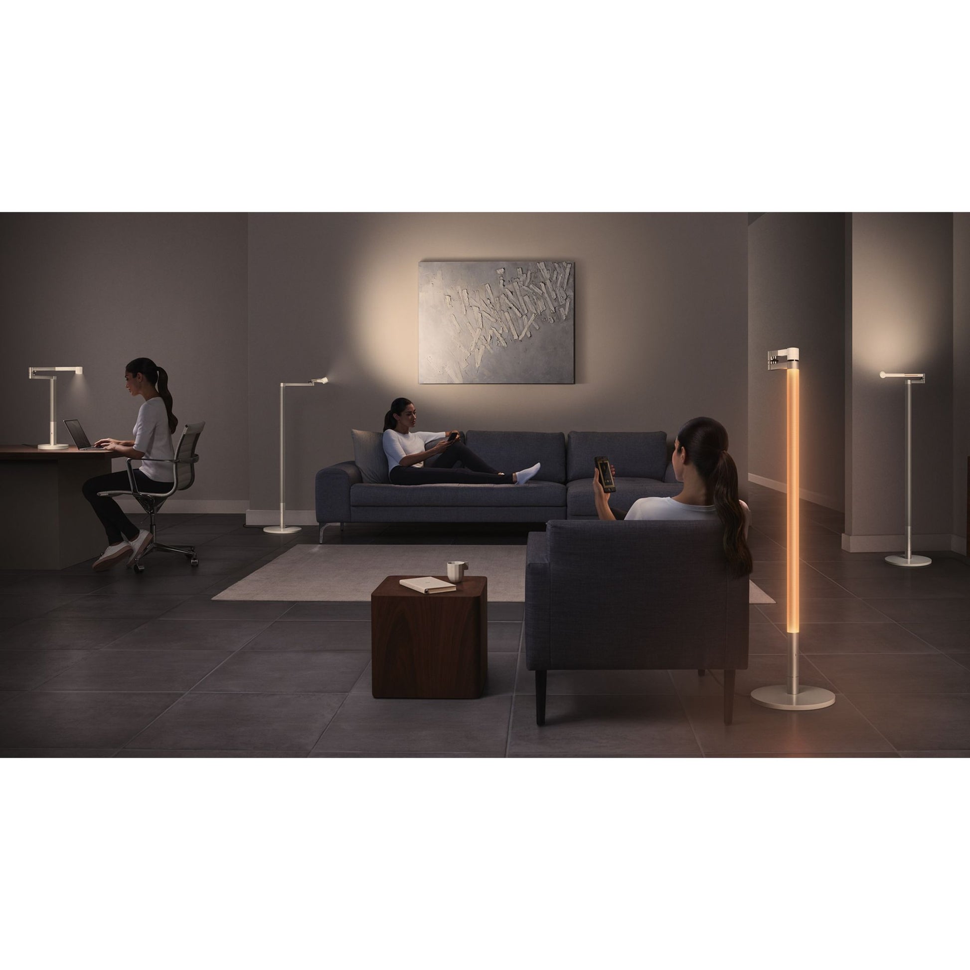 Dyson Solarcycle Morph™ floor light CF06 (White/Silver) - Medaid International