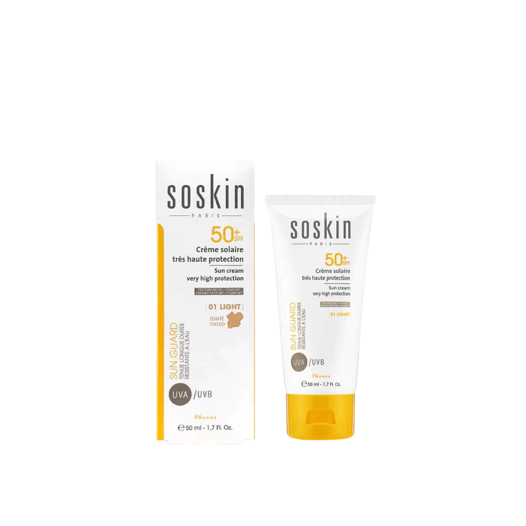 Soskin Tinted Sunscreen Very High Protection SPF50+ - Medaid - Lebanon