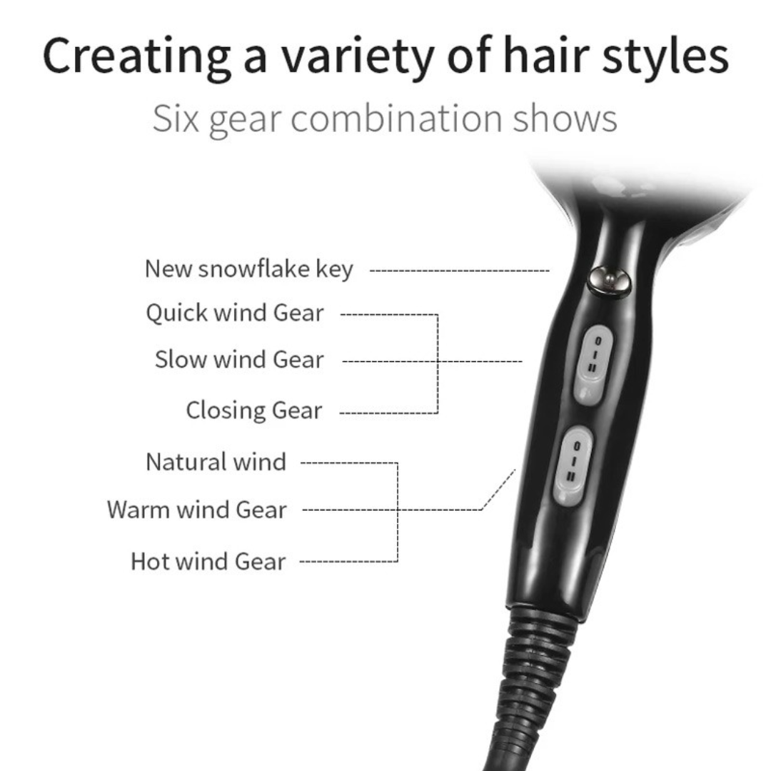 VGR V413 Professional Hair Dryer | 2200W High Power - Medaid International