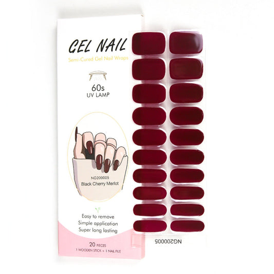 UV Gel Nail Wraps + FREE Portable UV Nails Lamp