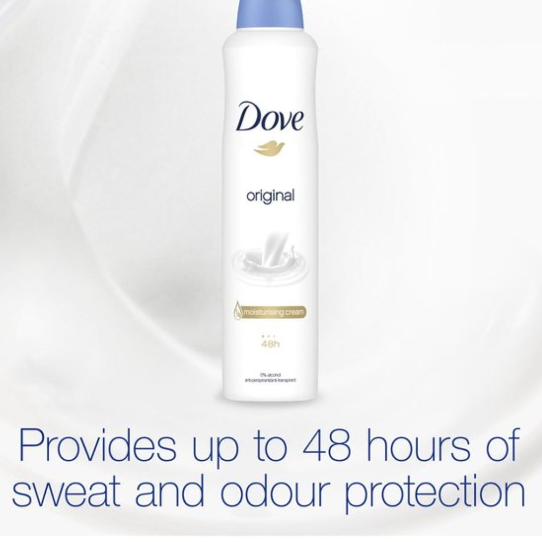 Dove Original Aerosol Anti-Perspirant Deodorant For Women 250ml - Medaid - Lebanon