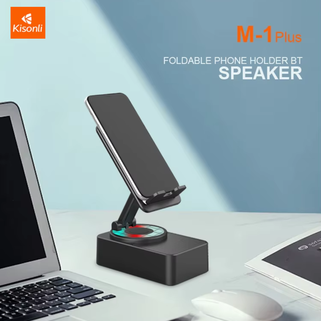 Kisonli M1PLUS Mini Portable Phone Holder Professional Wireless Speaker - Medaid International