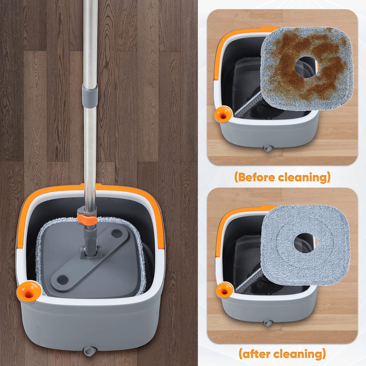 Self Cleaning Twistable Mop