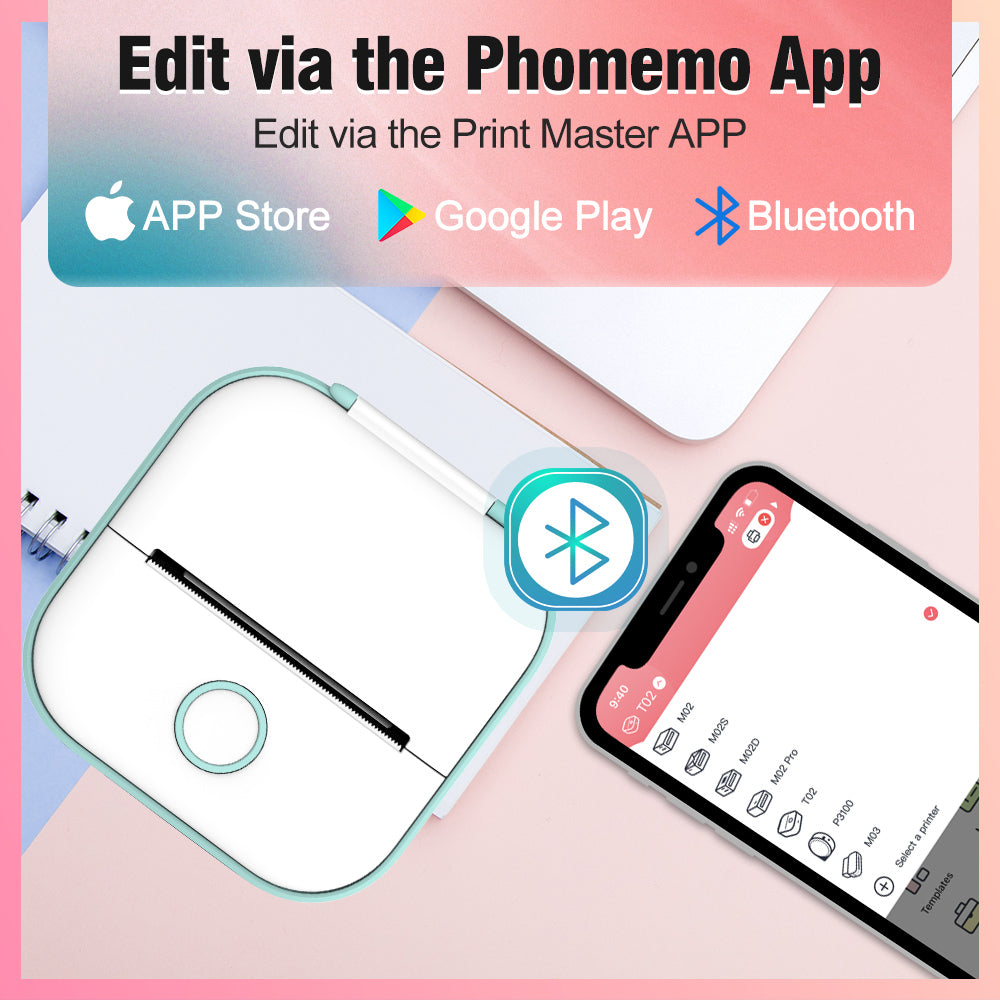 Phomemo T02 Inkless Pocket Printer