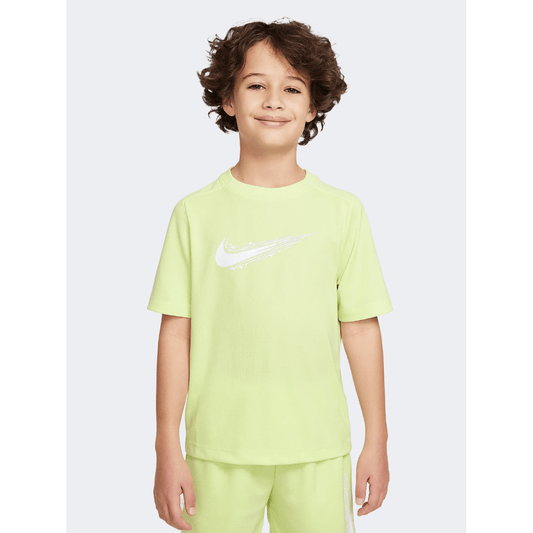 Nike Df Multi Boys Training T-Shirt Light Lemon/White - Medaid International