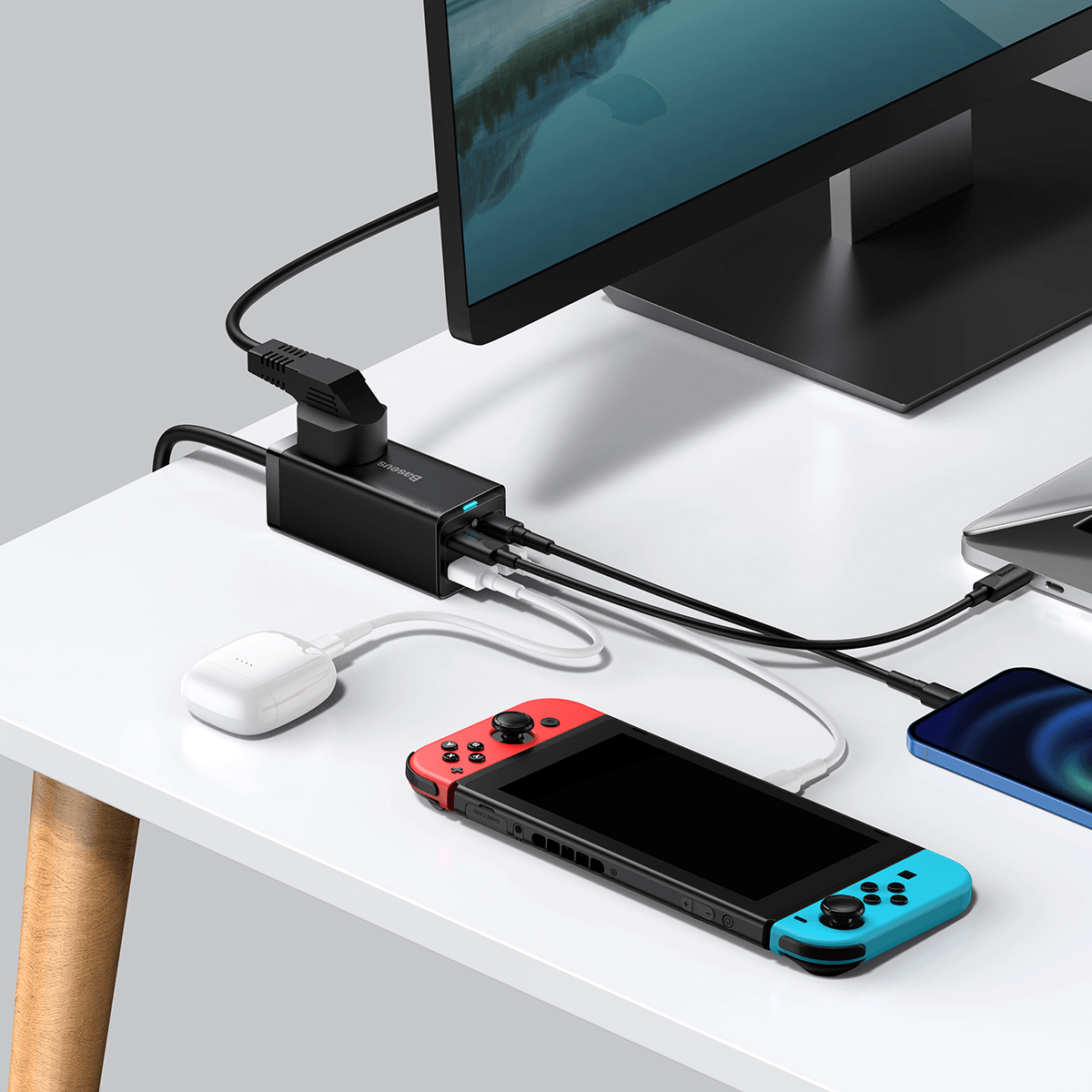 BASEUS DESKTOP POWER STRIP 65W  EA1080 - Medaid International