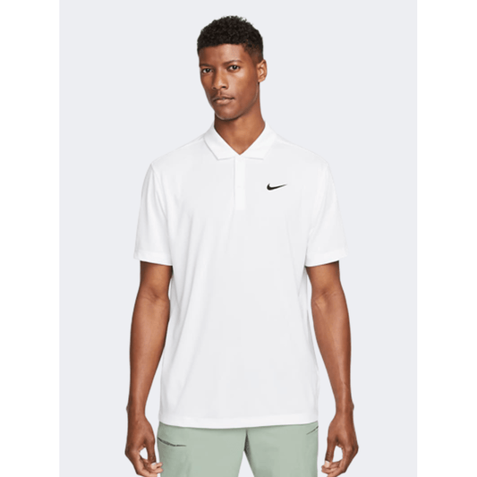 Nike Court Dri-Fit Men Tennis Polo Short Sleeve White - Medaid International