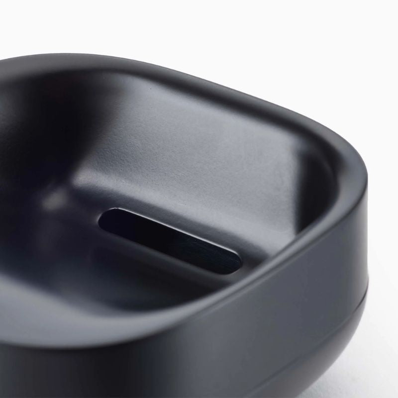 Joseph Joseph Slim™ Compact Matt Black Soap Dish - Medaid International