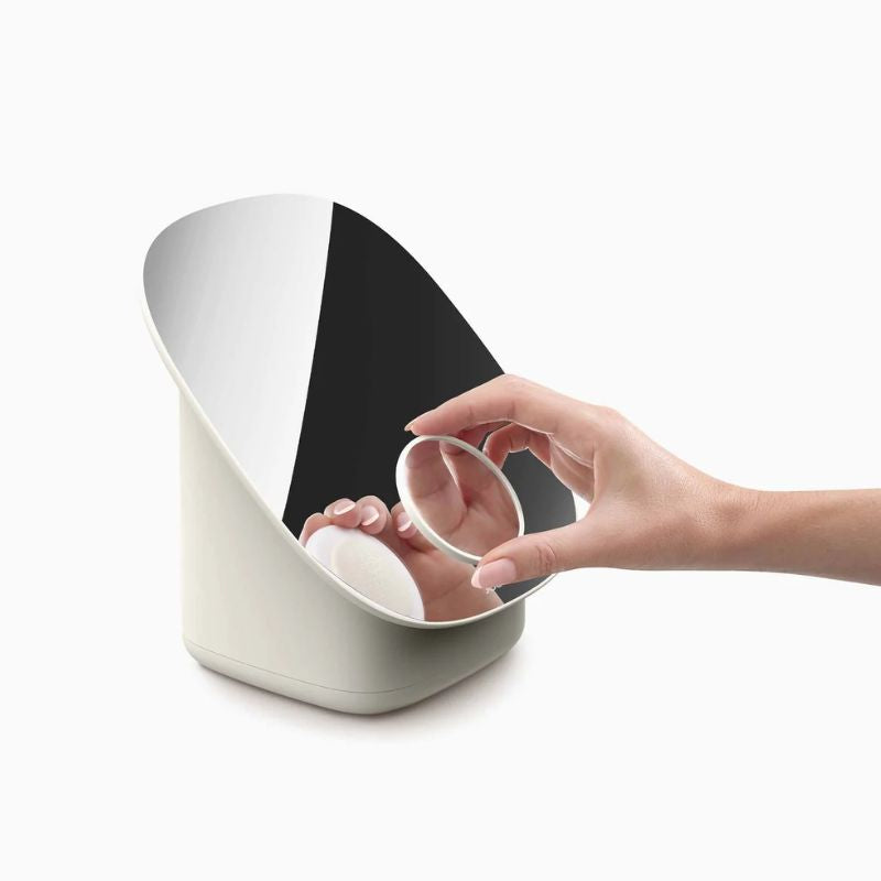 Joseph Joseph Viva Pedestal Mirror with Cosmetic Organiser - Medaid International
