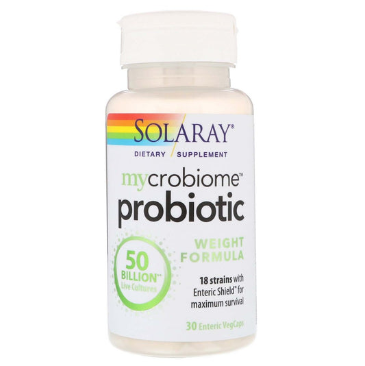Solaray Mycrobiome Probiotic Weight Formula 50 Billion - 30 Capsules - Medaid - Lebanon