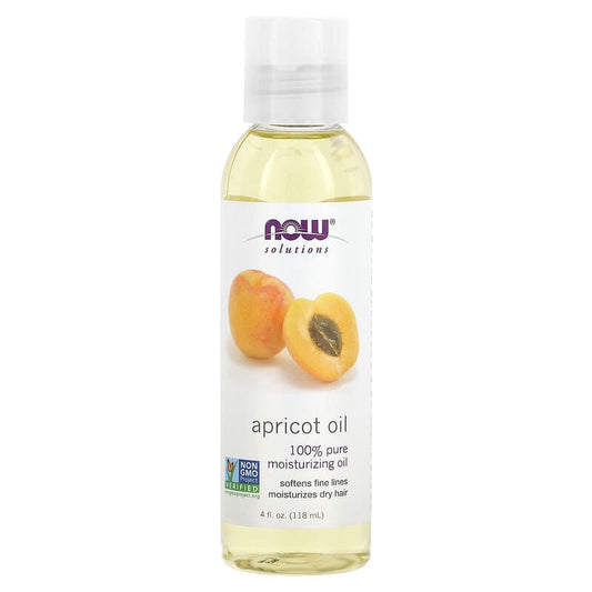 NOW Foods, Solutions, Apricot Oil, 4 fl oz (118 ml) - Medaid International