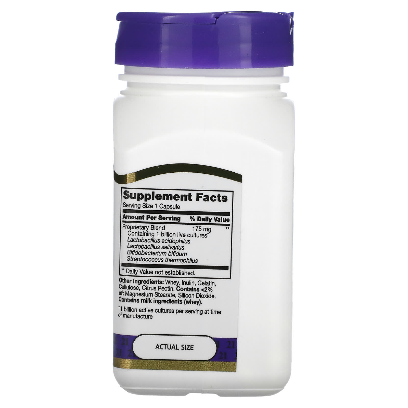 21st Century, Acidophilus Probiotic Blend, 100 Capsules - Medaid