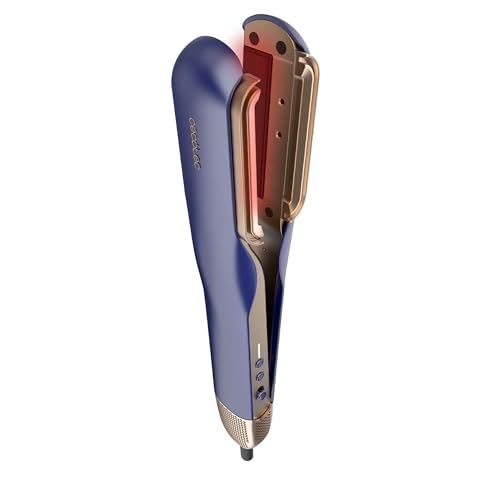 Cecotec - 2-in-1 Hair Straightener & Dryer, 1000W, Digital Motor, Blue