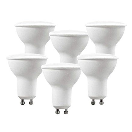 Ledlux - 6 Pack GU10 5W LED Bulbs, 400 Lumen, 110° Beam, Energy Class A++