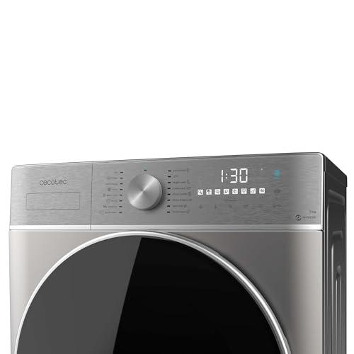 Cecotec - 9kg Front-Loading Washing Machine with Inverter Motor & SteamMax