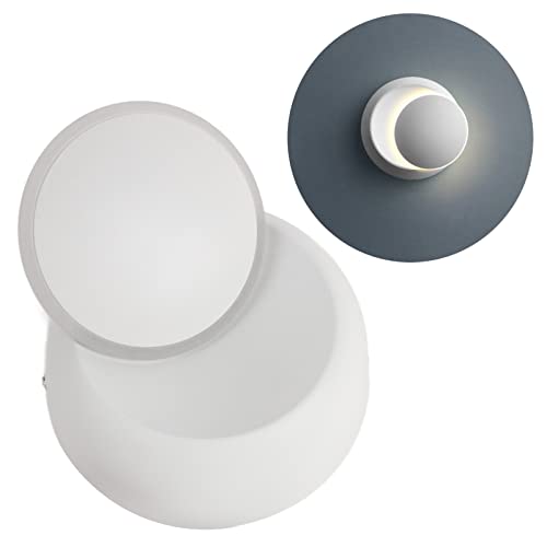 Ftvogue - Innovative Rotating LED Wall Light, Easy Hardwire Installation, Ideal for Hallways