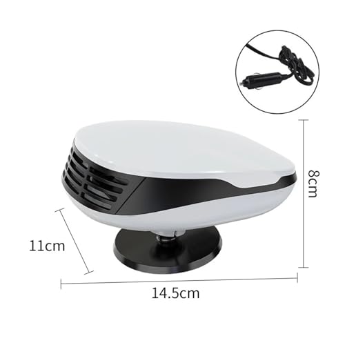 Nandez - 120W Electric Car Heater, 12V DC, Compact Design, Quick Installation