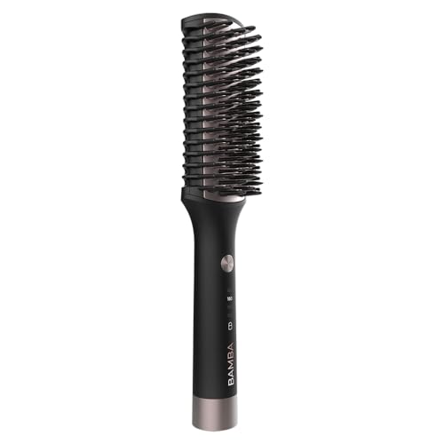 Cecotec - Ceramic Tourmaline Hair Straightening Brush for Smooth, Shiny Hair