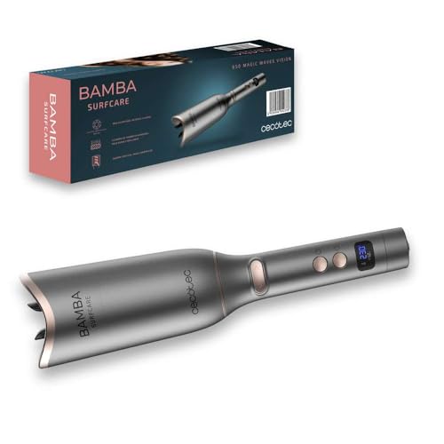 Cecotec - Bamba SurfCare 850 Curling Iron with Digital Motor & Adjustable Temp