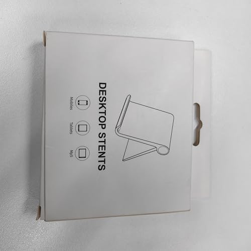 VOVIGGOL Cell Phone Stand Holder, Cellphone Holder Adjustable Desktop Phone Stand for Desk, Foldable Phone Cradle Dock Mobile Stand for iPhone iPad Tablet 4 to 7.9 Inch Smartphones (Black) - Medaid International