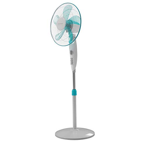 Cecotec - EnergySilence 520 Power Fan, 50W, 4 Speeds, Adjustable Height, Timer