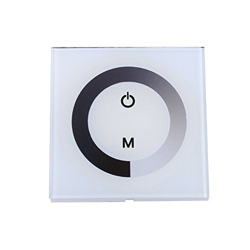 Zerodis - Wall-Mounted Touch Panel Dimmer for 12V-24V Single Color LED Lights