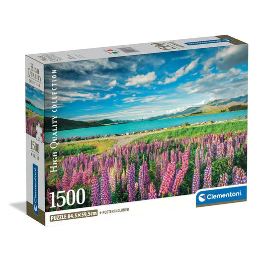 Home  Lupins At Lake Tekapo - 1500 pieces - Medaid International