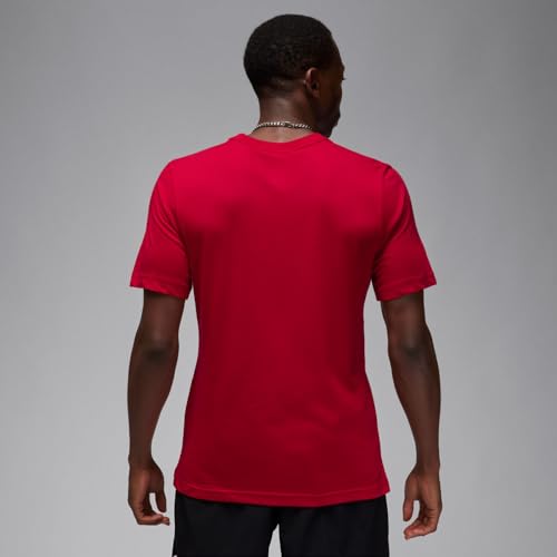 Jordan Sport Men's Dri-FIT Short-Sleeve Top (Gym Red/Black, FN5829-687) Size X-Large - Medaid International