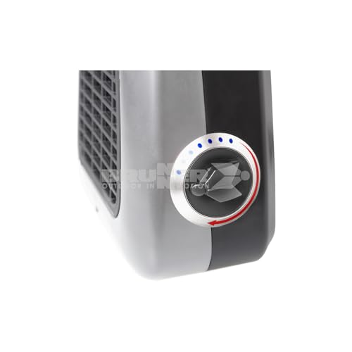 Brunner - Compact Ceramic Fan Heater with Thermostat Control, 500W, Overheating Protection