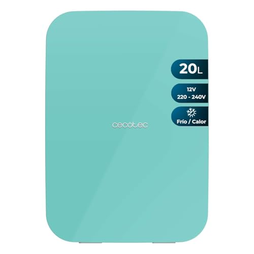 Cecotec - Mini Fridge Bolero MiniColing 20L, 12-220V, Hot & Cold Function
