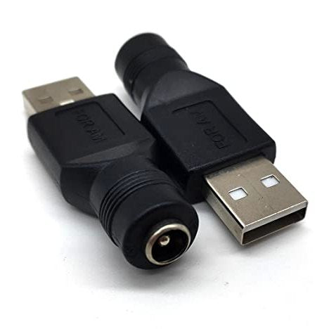 Traovien - USB to DC Power Adapter, 2PCS 5V Connector for USB Devices