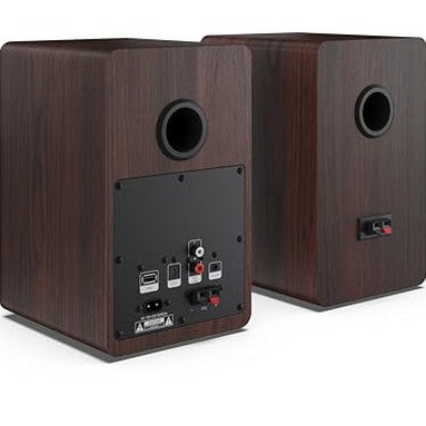 Sharp - 60W RMS Active Bookshelf Speakers with Bluetooth, USB & Optical Inputs