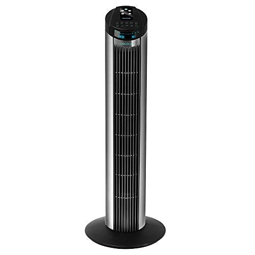 Cecotec - EnergySilence 890 Skyline Digital Tower Fan, 50W, 3 Speeds, 7.5h Timer