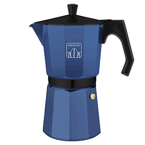 Cecotec - Cumbia Mokclassic 1200 Blue Coffee Maker, 600 ml, Induction Compatible, 12 Cups
