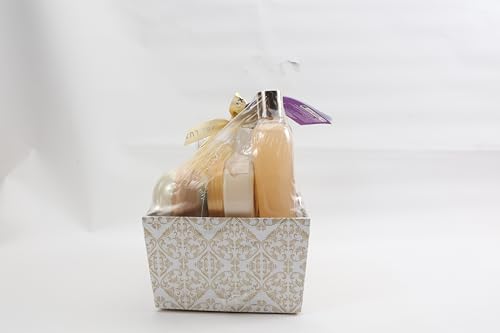 Spa Gift Baskets for Women, Spa Luxetique Spa Gifts for Women, Birthday Gifts Spa Kit, 12pc Vanilla Bath Set, Womens Self Care Gifts,Christmas Gifts - Medaid International